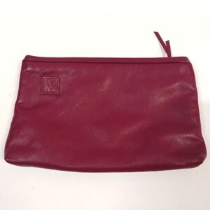 Vintage Anne Klein Genuine Leather Convertible Clutch/Crossbody